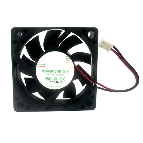Cooling Fan For Protechnic MGA6012HR-O15 DC12V 0.23A 2PIN 2Lines