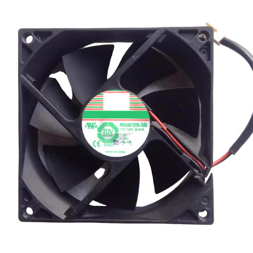 Cooling Fan MGA9212YB-025 DC12V 0.41A 2PIN 2Lines