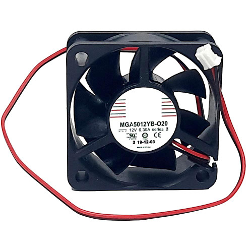 Cooling Fan For Protechnic MGA5012YB-O20 DC12V 0.30A 2PIN 2Lines