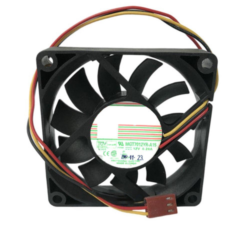 Cooling Fan For Protechnic MGT7012YR-A15 DC12V 0.28A 3PIN 3Lines