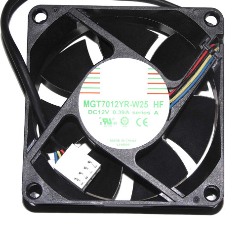 Cooling Fan For Protechnic MGT7012YR-W25 DC12V 0.39A 4PIN 4Lines