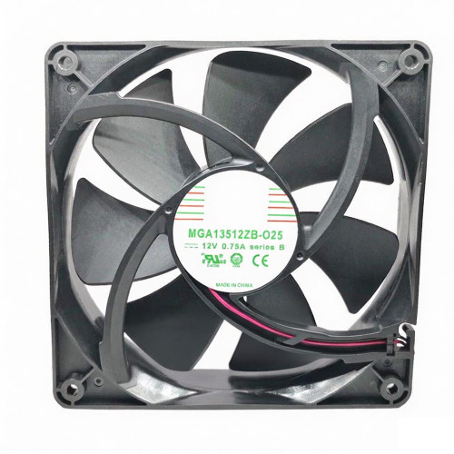 Cooling Fan For Protechnic MGA13512ZB-O25 DC12V 0.75A 2Lines
