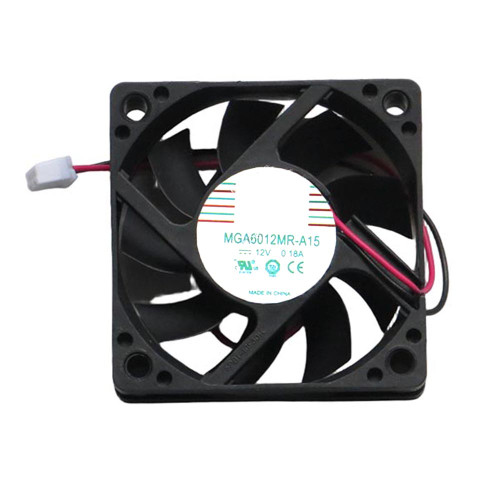 Cooling Fan For Protechnic MGA6012MR-A15 DC12V 0.18A 2PIN 2Lines
