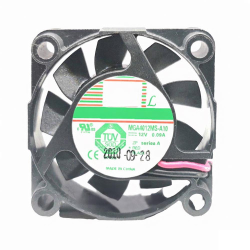 Cooling Fan MGA4012MS-A10 DC12V 0.09A 2Lines