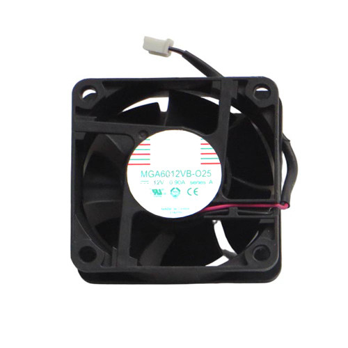 Cooling Fan For Protechnic MGA6012VB-O25 DC12V 0.90A 2PIN 2Lines
