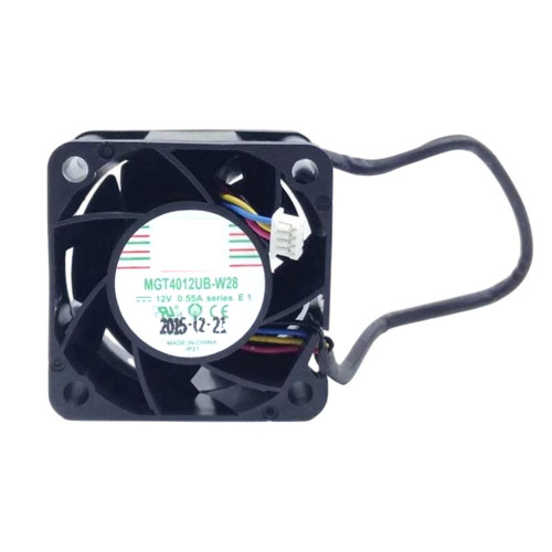 Cooling Fan For Protechnic MGT4012UB-W28 DC12V 0.55A 4PIN 4Lines