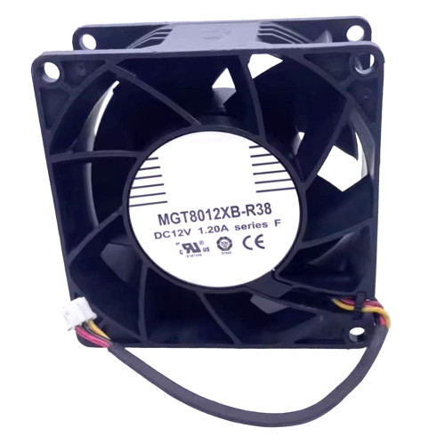 Cooling Fan For Protechnic MGT8012XB-R38 DC12V 1.20A 3PIN 3Lines