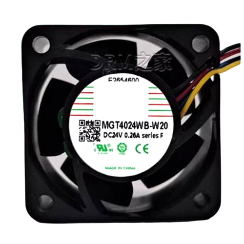 Cooling Fan For Protechnic MGT4024WB-W20 A0 DC24V 0.26A 4Lines