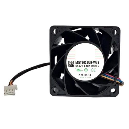 Cooling Fan For Protechnic MGT6012UB-W38 DC12V 1.80A 4PIN 4Lines