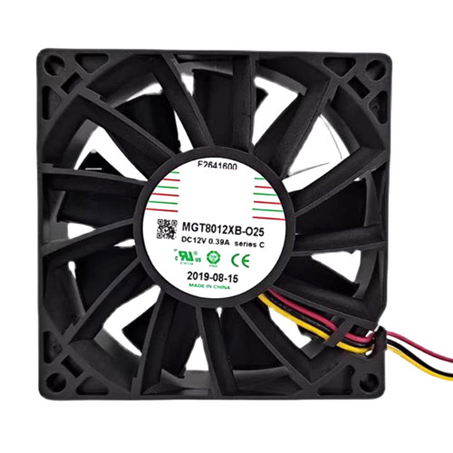 Cooling Fan For Protechnic MGT8012XB-O25 DC12V 0.39A 3Lines
