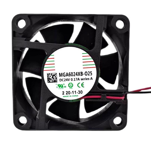 Cooling Fan For Protechnic NGA6024XB-O25 DC24V 0.17A 2Lines