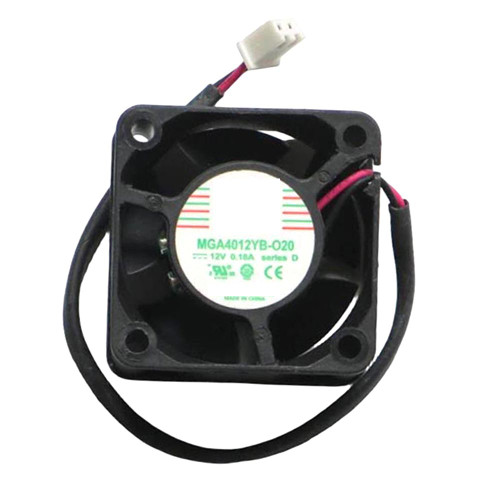 Cooling Fan For Protechnic MGA4012YB-O20 DC12V 0.18A 2PIN 2Lines