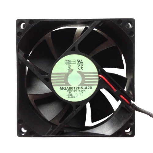 Cooling Fan For Protechnic MGA8012HS-A20 DC12V 0.25A 2Lines