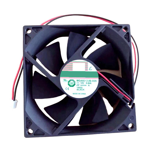 Cooling Fan For Protechnic MGA9212UB-O25 DC12V 0.54A 2PIN 2Lines