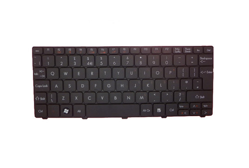 Laptop Keyboard For ACER ONE D255 Black UK United Kingdom (Red Lable) PK130AU3007 9Z.N3K82.10U NSK-AS10U