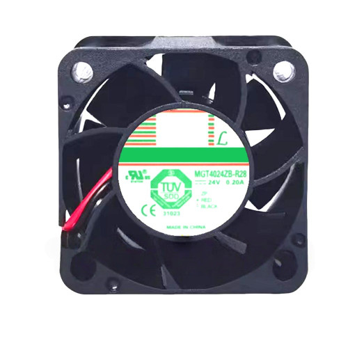 Cooling Fan For Protechnic MGT4024ZB-R28 DC24V 0.20 2PIN 2Lines