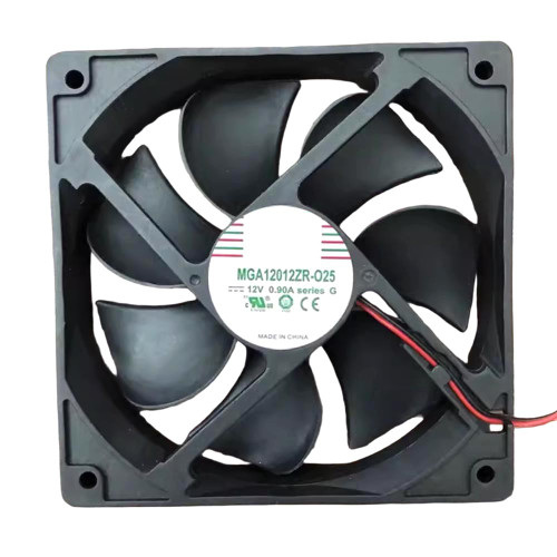 Cooling Fan For Protechnic MGA12012ZR-O25 DC12V 0.90A 2PIN 2Lines