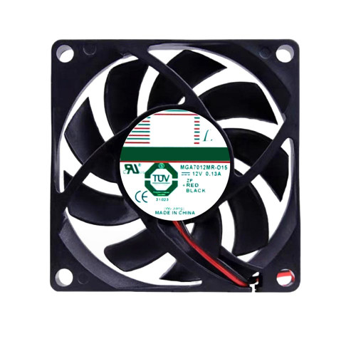 Cooling Fan For Protechnic MGA7012MR-O15 DC12V 0.13A 2PIN 2Lines