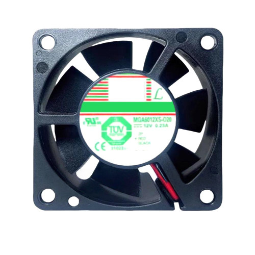 Cooling Fan For Protechnic MGA6012XS-O20 DC12V 0.23A 2PIN 2Lines