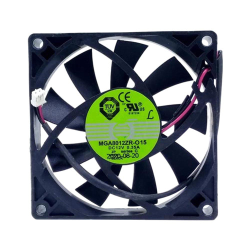 Cooling Fan For Protechnic MGA8012ZR-O15 DC12V 0.35A 2PIN 2Lines