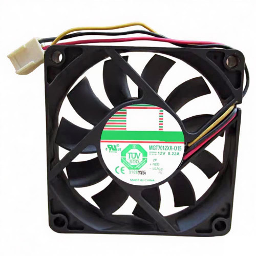 Cooling Fan For Protechnic MGT7012XR-O15 DC12V 0.22A 3PIN 3Lines