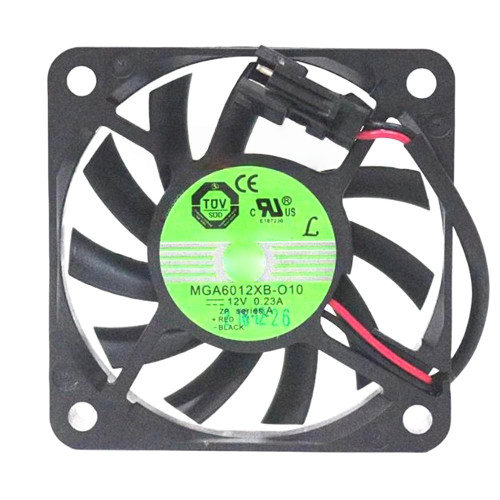 Cooling Fan For Protechnic MGA6012XB-O10 DC12V 0.23A 2PIN 2Lines
