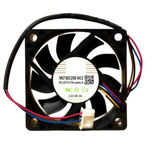 Cooling Fan For Protechnic MGT6012XB-W15 DC12V 0.27A 4PIN 4Lines