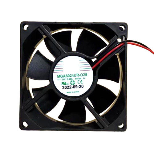 Cooling Fan For Protechnic MGA8024UR-O25 DC24V 0.48A 2Lines