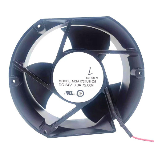 Cooling Fan For Protechnic MGA1724UB-O51 DC24V 3.0A 72W