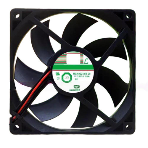 Cooling Fan For Protechnic MGA9224YB-20 DC28V 0.18A 2Lines