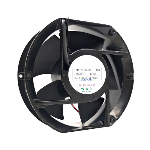 Cooling Fan For MECHATRONICS MA1751H24B6-FSR MA1751H24B6 FSR DC24V 0.77A 2Lines
