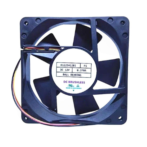 Cooling Fan For MECHATRONICS E1225H12B1-FS E1225H12B1 FS DC12V 0.370A 3PIN 3Lines