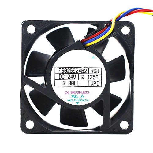 Cooling Fan For MECHATRONICS F6025E24B2-RSR F6025E24B2 RSR DC24V 0.125A 3Lines