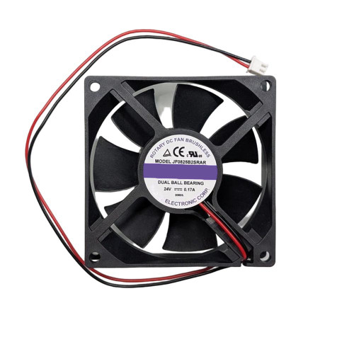 Cooling Fan For JAMICON JF0825B2SRAR DC24V 0.17A 2PIN 2Lines