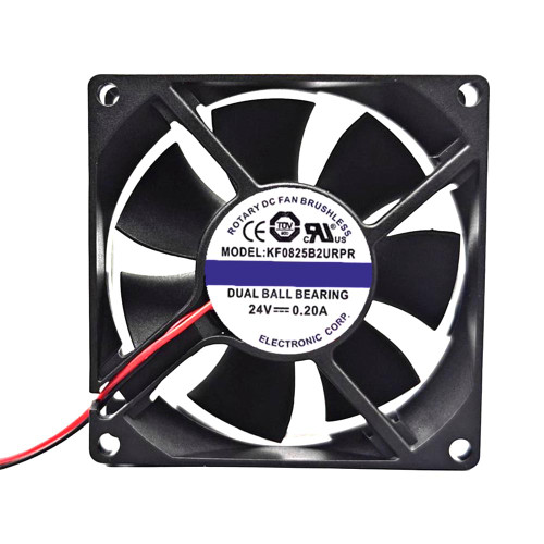 Cooling Fan For JAMICON KF0825B2URPR DC24V 0.20A 2PIN 2Lines