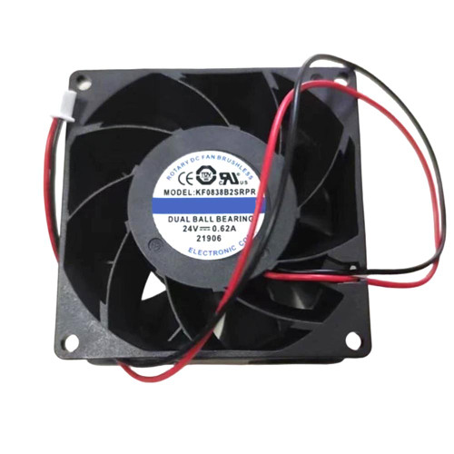 Cooling Fan For JAMICON KF0838B2SRPR DC24V 0.62A 2PIN 2Lines