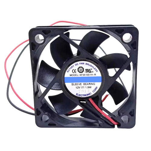 Cooling Fan For JAMICON KF0510S1H-R DC12V 1.9W 2PIN 2Lines