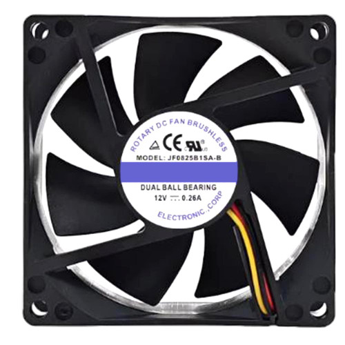 Cooling Fan For JAMICON JF0825B1SA-B DC12V 0.26A 3PIN 3Lines