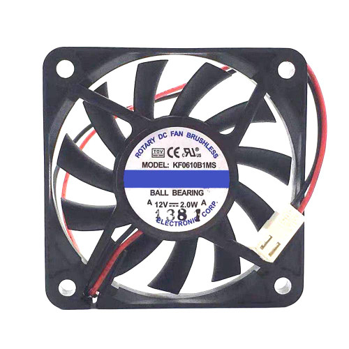 Cooling Fan For JAMICON KF0610B1MS DC12V 2.0W 2PIN 2Lines