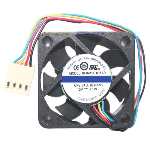 Cooling Fan For JAMICON KF0410C1HKAR DC12V 1.1W 4PIN 4Lines