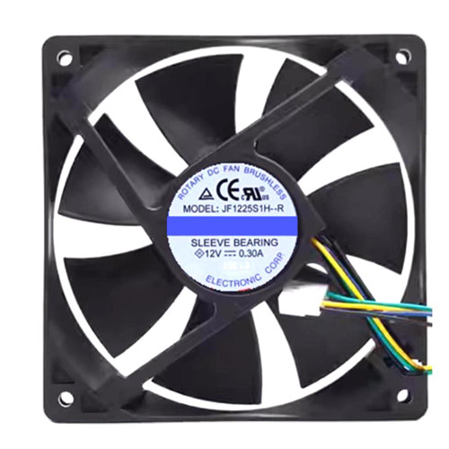 Cooling Fan For JAMICON KF1225S1H-R DC12V 0.30A 4PIN 4Lines