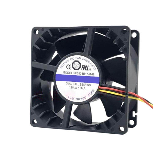 Cooling Fan For JAMICON JF0838B1SM-R DC12V 1.34A 3Lines