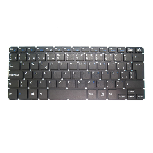 Replacement Laptop Keyboard For EXO LITE L1 Spanish SP Black