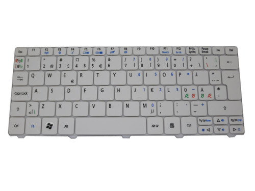Laptop Keyboard For ACER ONE D255 White ND (Blue Lable) V111102BK1 PK130AE3A22