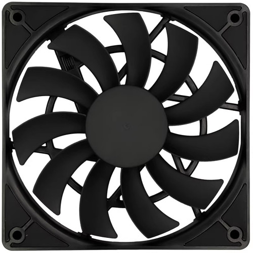 Cooling Fan For FANNER MF12015 2500 RPM Counter-rotating Blades Black DC12V 0.32A 4PIN 12CM New