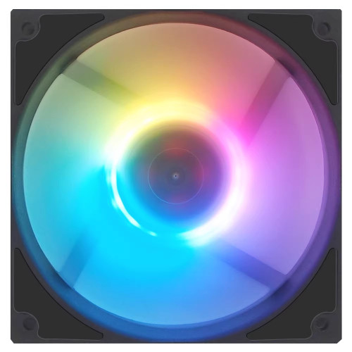 Cooling Fan For FANNER MF14025 2000 RPM Black Counter-rotating Blades DC12V 0.34A 14CM 4PIN 5V ARGB New