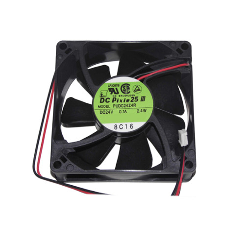 Cooling Fan For SERVO PUDC24Z4R DC24V 0.1A 2.4W 2PIN 2Lines 8CM