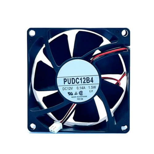 Cooling Fan For SERVO PUDC12B4 8025 DC12V 0.14A 1.5W 2PIN 2Lines 8CM