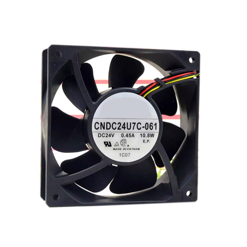 Cooling Fan For SERVO CNDC24U7C-061  DC24V 0.45A 10.8W 3Lines 12CM