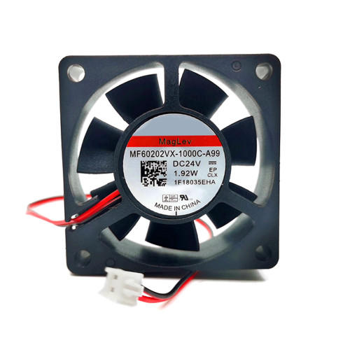 Cooling Fan For SUNON MF60202VX-1000C-A99 DC24V 1.92W 2PIN 2Lines